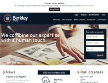 Tablet Screenshot of berkley-group.com